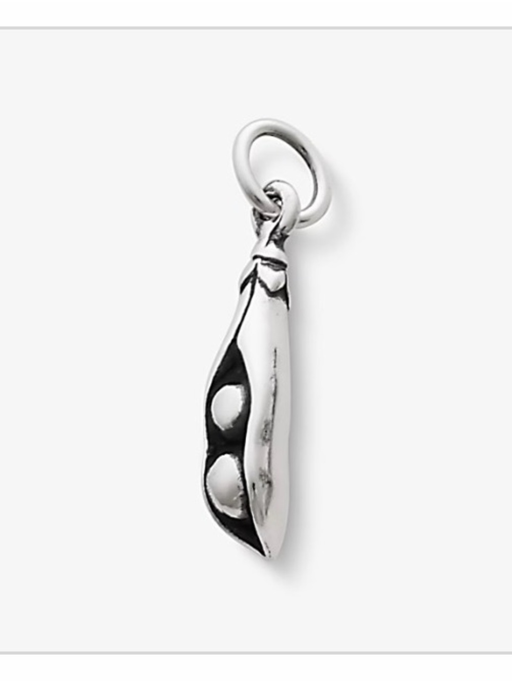 James Avery 2 peas in a pod Peapod Charm Pendant - Picture 2 of 2